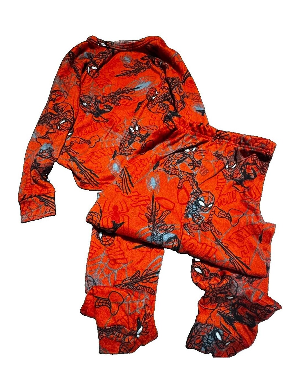 Marvel Spider-Man Boys Size 10 Pajama Set 2 Piece Red Long Sleeve Pants